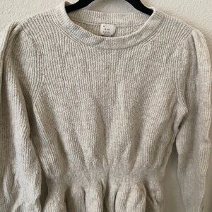 a new day peplum sweater